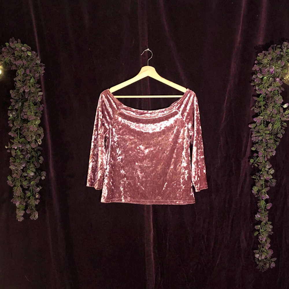 Pink Velvet Shirt